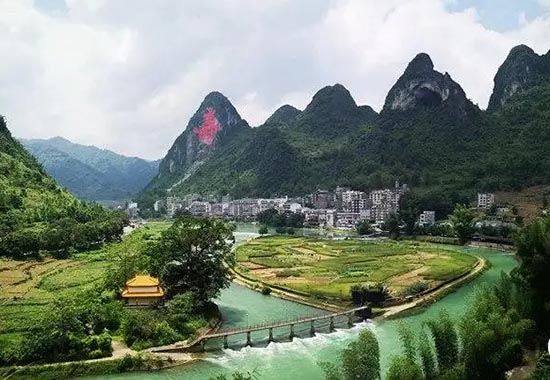 广西巴马县一景